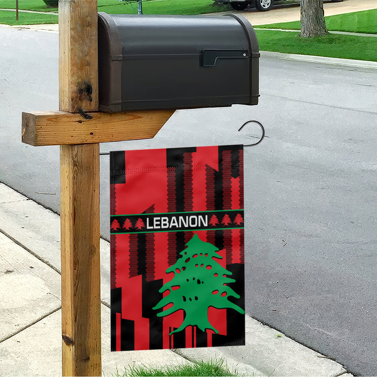 Personalised Lebanon Independence Day Garden Flag Lebanese Cedar 80 Years Of Anniversary - Wonder Print Shop