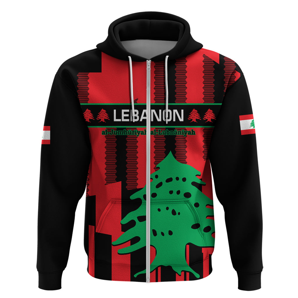 Personalised Lebanon Independence Day Hoodie Lebanese Cedar 80 Years Of Anniversary - Wonder Print Shop