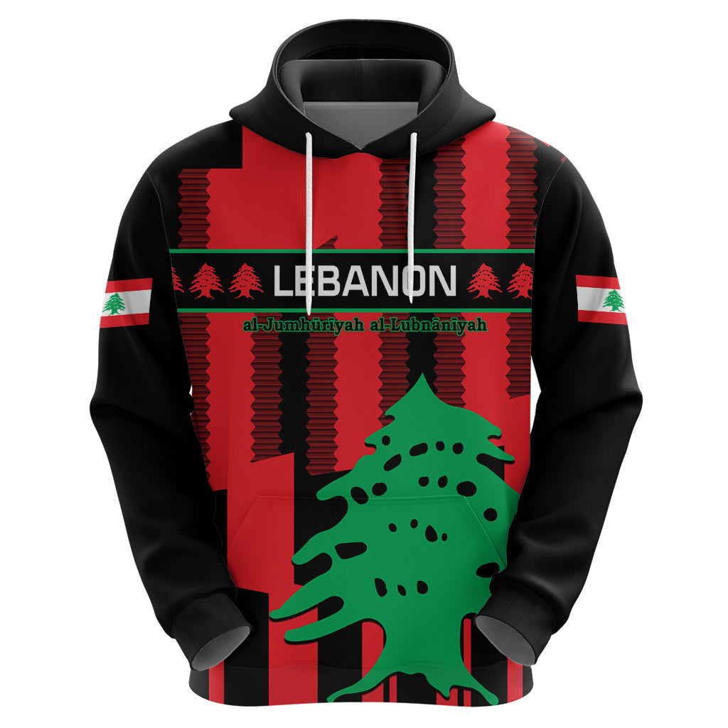 Personalised Lebanon Independence Day Hoodie Lebanese Cedar 80 Years Of Anniversary - Wonder Print Shop