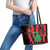 Personalised Lebanon Independence Day Leather Tote Bag Lebanese Cedar 80 Years Of Anniversary - Wonder Print Shop