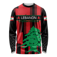 Personalised Lebanon Independence Day Long Sleeve Shirt Lebanese Cedar 80 Years Of Anniversary - Wonder Print Shop
