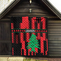 Personalised Lebanon Independence Day Quilt Lebanese Cedar 80 Years Of Anniversary - Wonder Print Shop