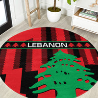 personalised-lebanon-independence-day-round-carpet-lebanese-cedar-80-years-of-anniversary