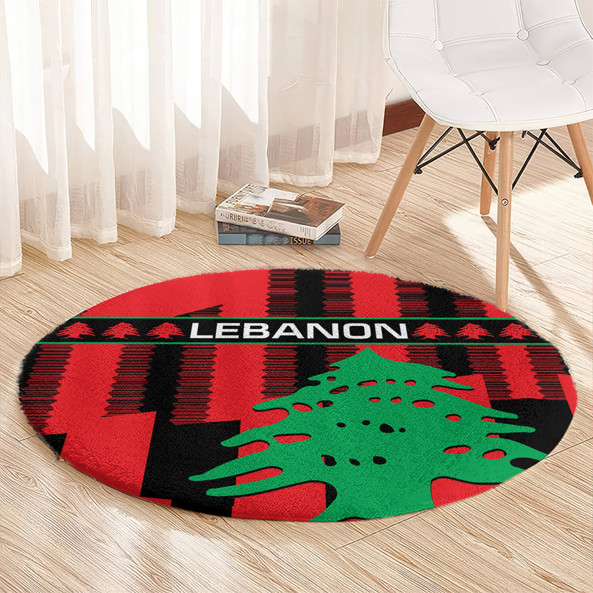 personalised-lebanon-independence-day-round-carpet-lebanese-cedar-80-years-of-anniversary