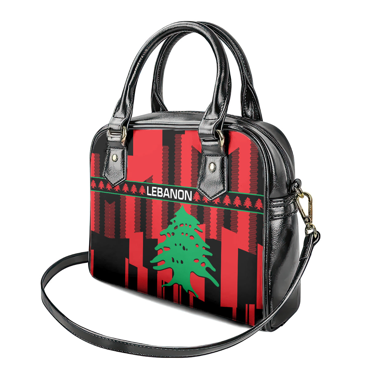 personalised-lebanon-independence-day-shoulder-handbag-lebanese-cedar-80-years-of-anniversary