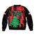 Personalised Lebanon Independence Day Sleeve Zip Bomber Jacket Lebanese Cedar 80 Years Of Anniversary - Wonder Print Shop