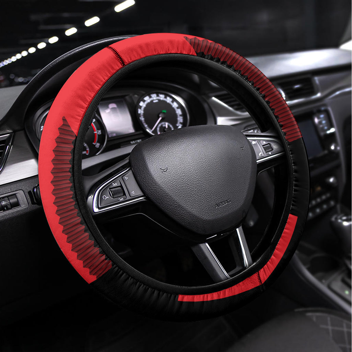 Lebanon Independence Day Steering Wheel Cover Lebanese Cedar 80 Years Of Anniversary - Wonder Print Shop