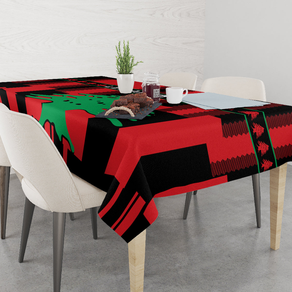 Personalised Lebanon Independence Day Tablecloth Lebanese Cedar 80 Years Of Anniversary - Wonder Print Shop