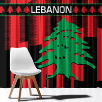 Personalised Lebanon Independence Day Window Curtain Lebanese Cedar 80 Years Of Anniversary - Wonder Print Shop