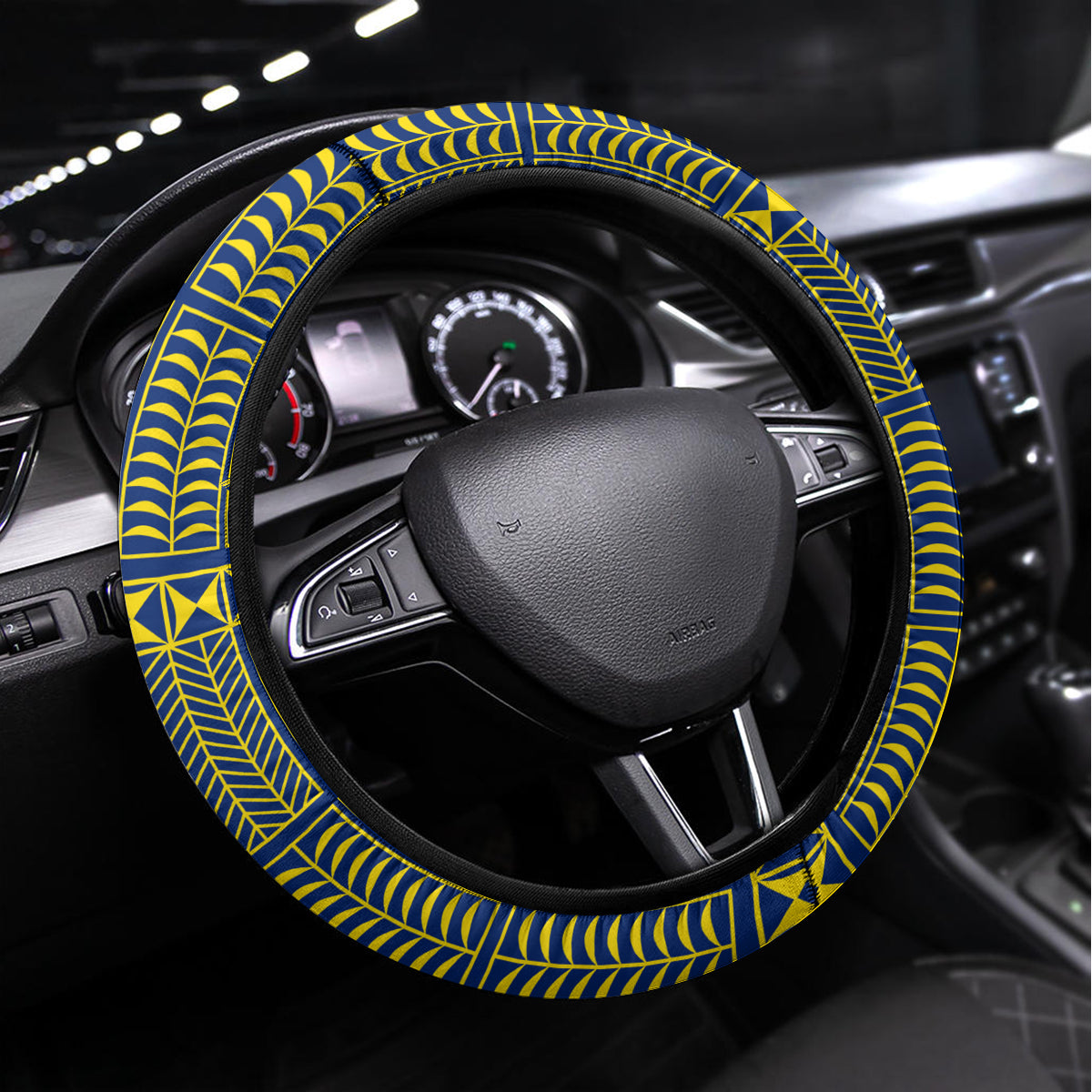 Niue Peniamina Gospel Day Steering Wheel Cover Unique Niean Hiapo - Wonder Print Shop