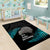 New Zealand Silver Fern Rugby Area Rug Pacific 2023 Kia Haka Kiwis With Maori Ta Moko - Wonder Print Shop