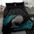 New Zealand Silver Fern Rugby Bedding Set Pacific 2023 Kia Haka Kiwis With Maori Ta Moko - Wonder Print Shop