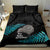 New Zealand Silver Fern Rugby Bedding Set Pacific 2023 Kia Haka Kiwis With Maori Ta Moko - Wonder Print Shop