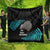 New Zealand Silver Fern Rugby Quilt Pacific 2023 Kia Haka Kiwis With Maori Ta Moko - Wonder Print Shop