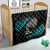 New Zealand Silver Fern Rugby Quilt Pacific 2023 Kia Haka Kiwis With Maori Ta Moko - Wonder Print Shop