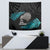 New Zealand Silver Fern Rugby Tapestry Pacific 2023 Kia Haka Kiwis With Maori Ta Moko - Wonder Print Shop