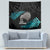 New Zealand Silver Fern Rugby Tapestry Pacific 2023 Kia Haka Kiwis With Maori Ta Moko - Wonder Print Shop