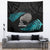 New Zealand Silver Fern Rugby Tapestry Pacific 2023 Kia Haka Kiwis With Maori Ta Moko - Wonder Print Shop