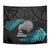 New Zealand Silver Fern Rugby Tapestry Pacific 2023 Kia Haka Kiwis With Maori Ta Moko - Wonder Print Shop
