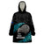 Custom New Zealand Silver Fern Rugby Wearable Blanket Hoodie Pacific 2023 Kia Haka Kiwis With Maori Ta Moko - Wonder Print Shop