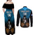 Custom Fiji Tapa Rugby Couples Matching Off Shoulder Maxi Dress and Long Sleeve Button Shirts Pacific 2023 Go Fijian Bati - Wonder Print Shop