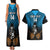 Custom Fiji Tapa Rugby Couples Matching Tank Maxi Dress and Hawaiian Shirt Pacific 2023 Go Fijian Bati - Wonder Print Shop