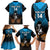 Custom Fiji Tapa Rugby Family Matching Long Sleeve Bodycon Dress and Hawaiian Shirt Pacific 2023 Go Fijian Bati - Wonder Print Shop