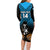 Custom Fiji Tapa Rugby Family Matching Long Sleeve Bodycon Dress and Hawaiian Shirt Pacific 2023 Go Fijian Bati - Wonder Print Shop