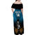 Custom Fiji Tapa Rugby Family Matching Off Shoulder Maxi Dress and Hawaiian Shirt Pacific 2023 Go Fijian Bati - Wonder Print Shop