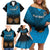 Custom Fiji Tapa Rugby Family Matching Off Shoulder Short Dress and Hawaiian Shirt Pacific 2023 Go Fijian Bati - Wonder Print Shop