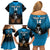 Custom Fiji Tapa Rugby Family Matching Off Shoulder Short Dress and Hawaiian Shirt Pacific 2023 Go Fijian Bati - Wonder Print Shop