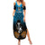 Custom Fiji Tapa Rugby Family Matching Summer Maxi Dress and Hawaiian Shirt Pacific 2023 Go Fijian Bati - Wonder Print Shop