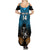 Custom Fiji Tapa Rugby Family Matching Summer Maxi Dress and Hawaiian Shirt Pacific 2023 Go Fijian Bati - Wonder Print Shop