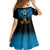 Custom Fiji Tapa Rugby Kid Short Sleeve Dress Pacific 2023 Go Fijian Bati - Wonder Print Shop