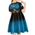 Custom Fiji Tapa Rugby Kid Short Sleeve Dress Pacific 2023 Go Fijian Bati - Wonder Print Shop