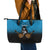 Fiji Tapa Rugby Leather Tote Bag Pacific 2023 Go Fijian Bati - Wonder Print Shop