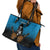 Fiji Tapa Rugby Leather Tote Bag Pacific 2023 Go Fijian Bati - Wonder Print Shop