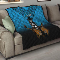 Fiji Tapa Rugby Quilt Pacific 2023 Go Fijian Bati - Wonder Print Shop
