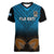 Custom Fiji Tapa Rugby Women V Neck T Shirt Pacific 2023 Go Fijian Bati - Wonder Print Shop