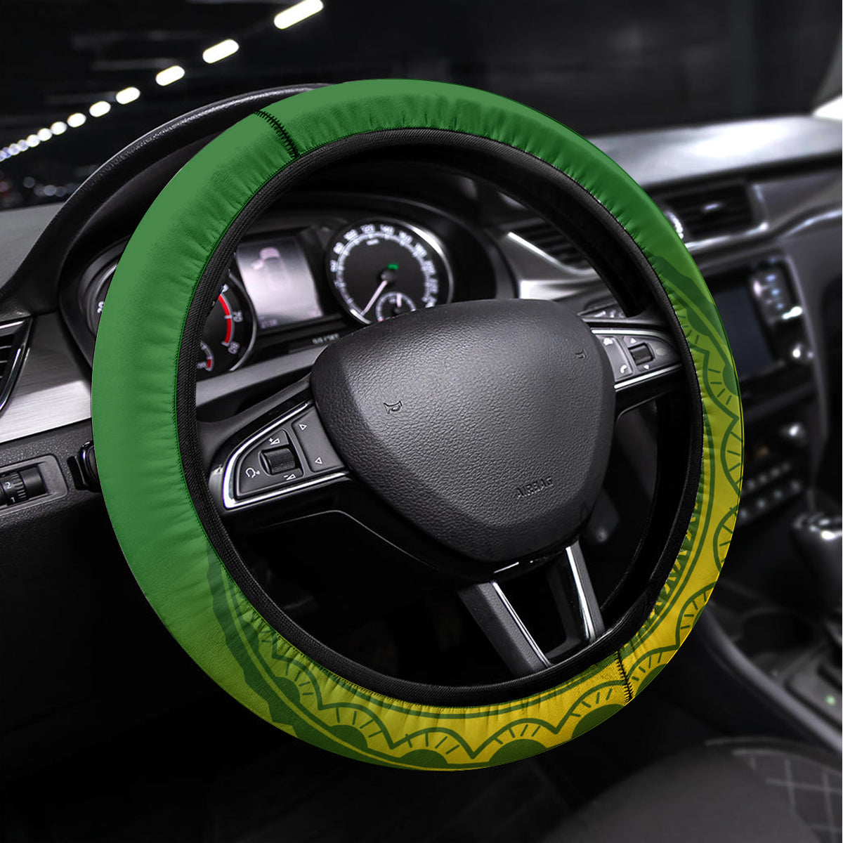 Cook Islands Rugby Steering Wheel Cover Pacific 2023 Go The Kukis - Wonder Print Shop