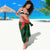 Personalised Burkina Faso Republic Day Sarong Happy 66th Anniversary - Bogolan Pattern - Wonder Print Shop