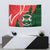 Personalised Burkina Faso Republic Day Tapestry Happy 66th Anniversary - Bogolan Pattern - Wonder Print Shop