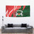 Personalised Burkina Faso Republic Day Tapestry Happy 66th Anniversary - Bogolan Pattern - Wonder Print Shop