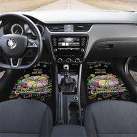 Happy And Delicious Mardi Gras Car Mats King Cake And Luxury Beadeds - Wonder Print Shop