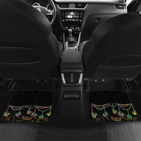 Happy And Delicious Mardi Gras Car Mats King Cake And Luxury Beadeds - Wonder Print Shop