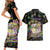 Happy And Delicious Mardi Gras Couples Matching Short Sleeve Bodycon Dress and Hawaiian Shirt King Cake And Luxury Beadeds - Wonder Print Shop