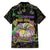 Happy And Delicious Mardi Gras Family Matching Summer Maxi Dress and Hawaiian Shirt King Cake And Luxury Beadeds - Wonder Print Shop