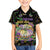 Happy And Delicious Mardi Gras Family Matching Summer Maxi Dress and Hawaiian Shirt King Cake And Luxury Beadeds - Wonder Print Shop