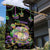 Happy And Delicious Mardi Gras Garden Flag King Cake And Luxury Beadeds - Wonder Print Shop