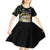 Happy And Delicious Mardi Gras Kid Short Sleeve Dress King Cake And Luxury Beadeds - Wonder Print Shop